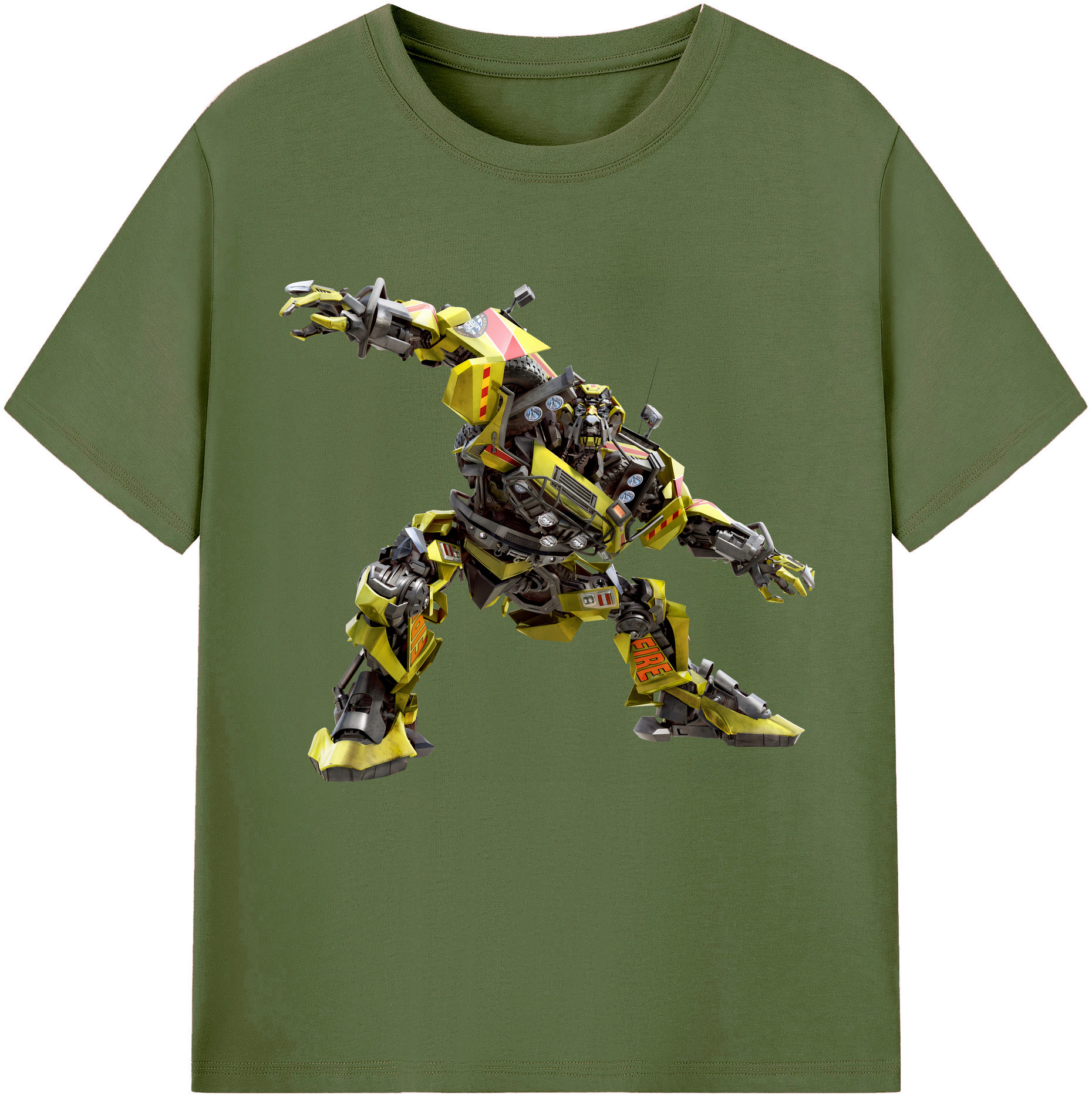 （画像用） Transformers トランスフォーマー 綿100％半袖Tシャツ（フロントプリント）